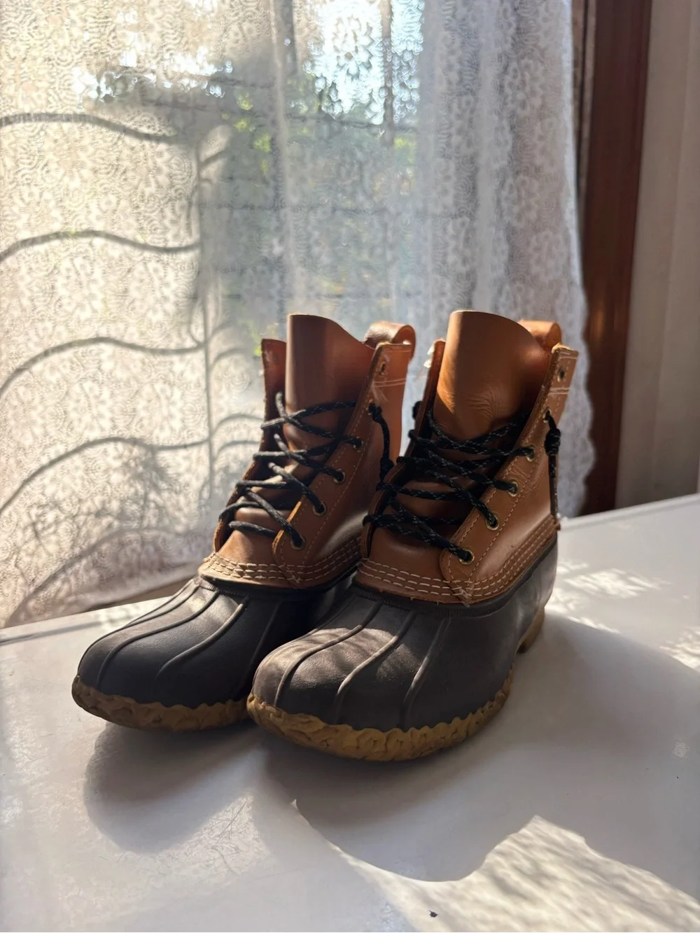 Brown Bean Boots - women’s size 9